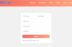 Login Page Form