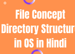 File Concept Directory Structure