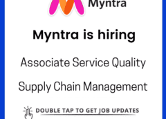 myntra Job Hiring - find the best Job