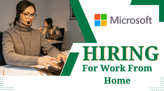 Latest Microsoft Jobs for Work From Home – Multiple Positions with Attractive Salaries!